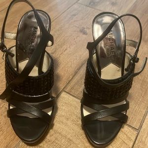 Michael Kors black heels. Barely worn. Size 5